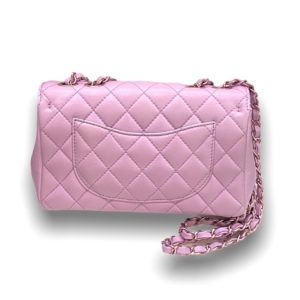 Unused!Chanel seasonal Classic 9” pink lambskin with gold hardware