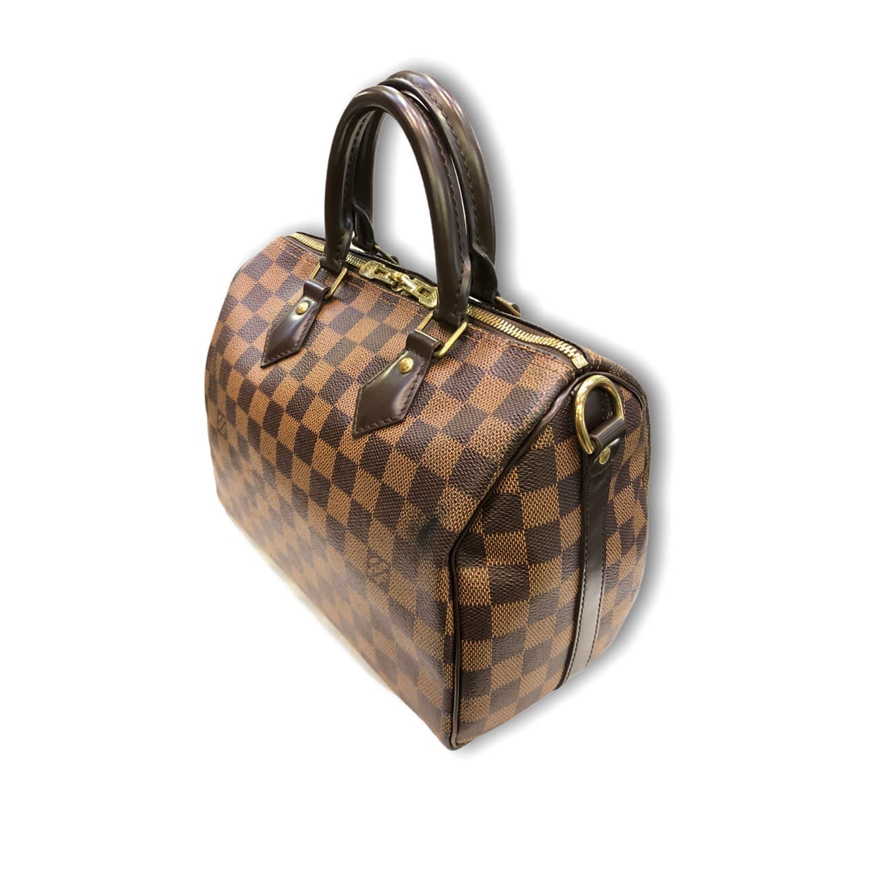 Used!Louis Speedy bandouliere Damier 25” DC17”