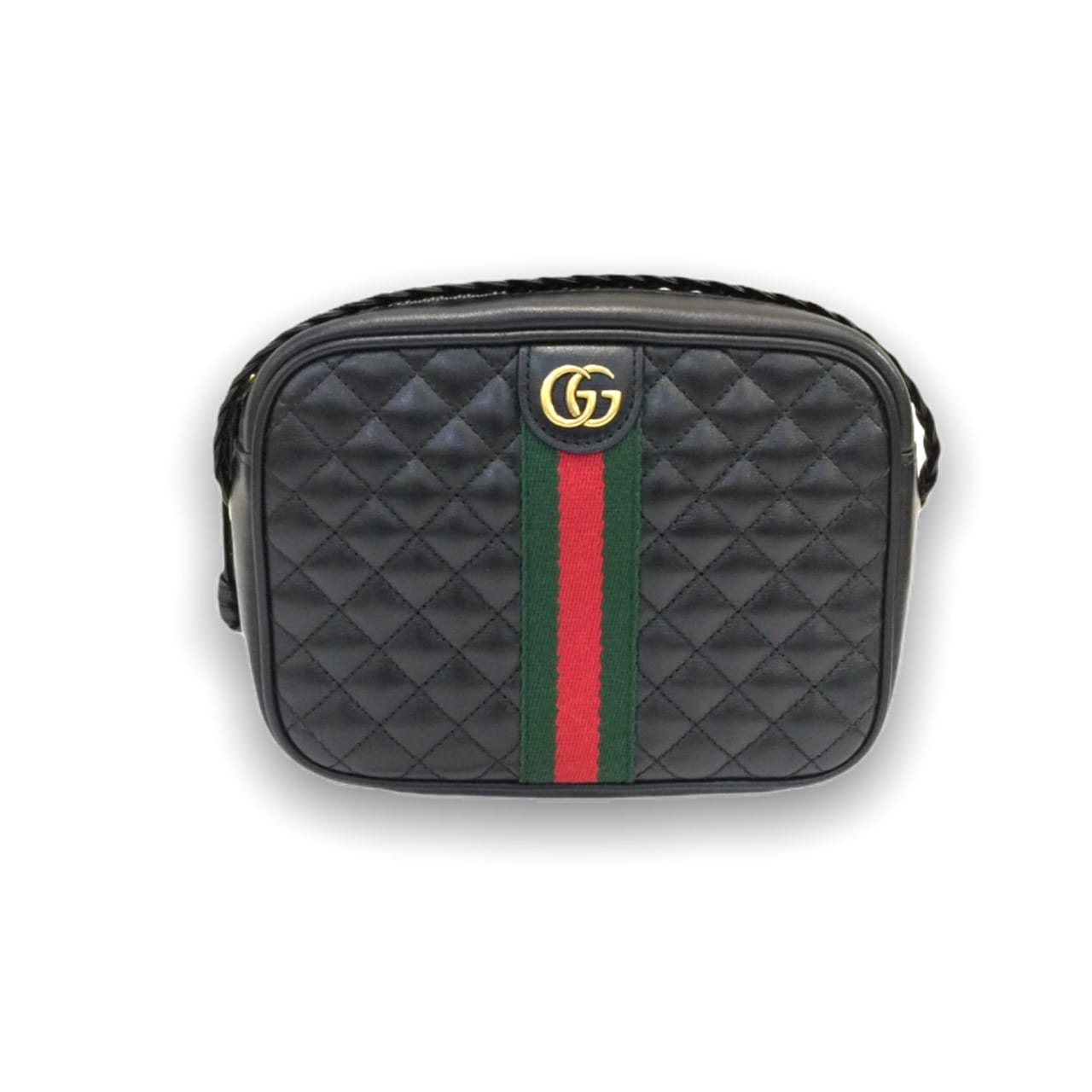 Gucci Camera bag 18” black leather